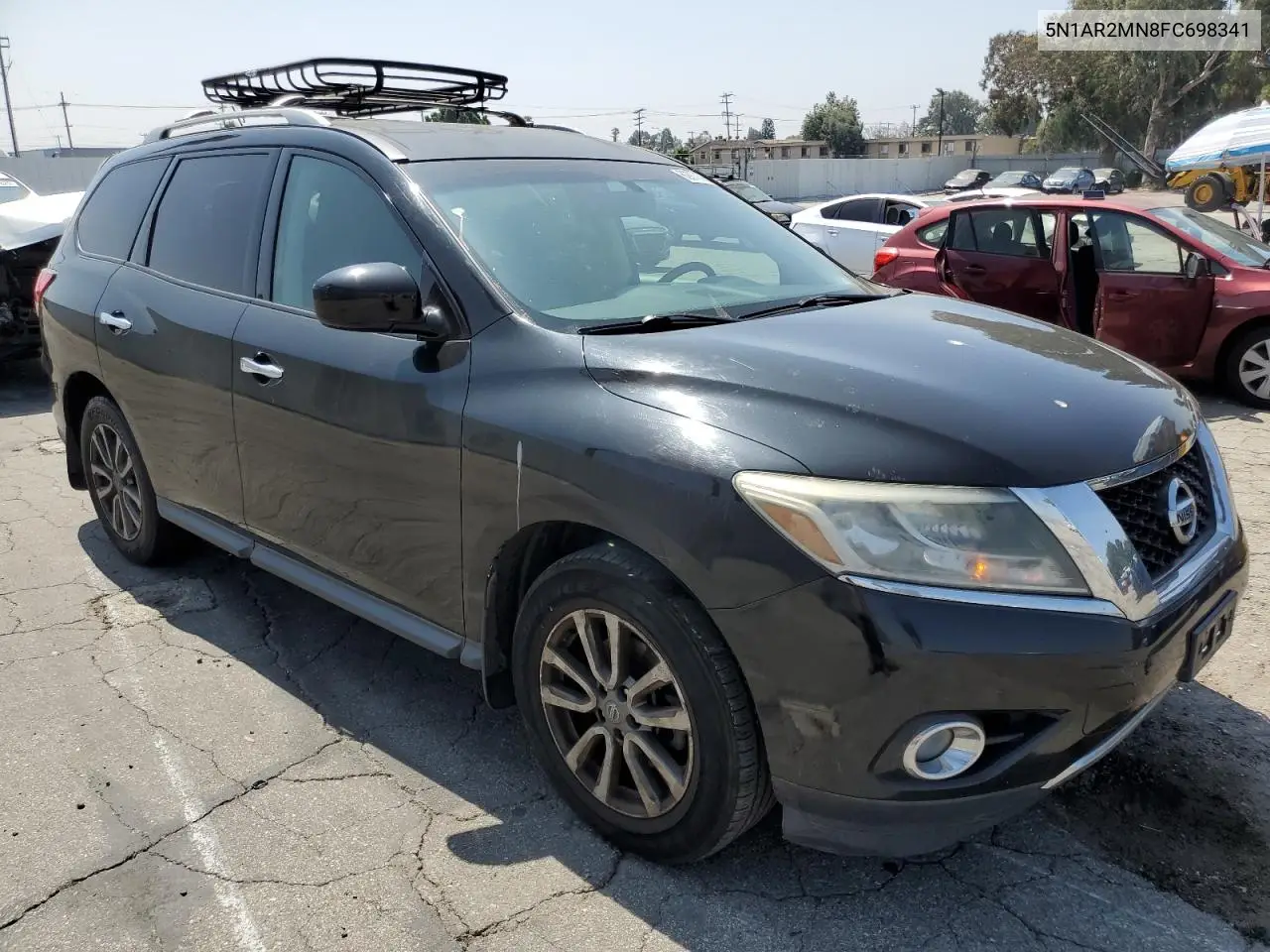 2015 Nissan Pathfinder S VIN: 5N1AR2MN8FC698341 Lot: 62870365