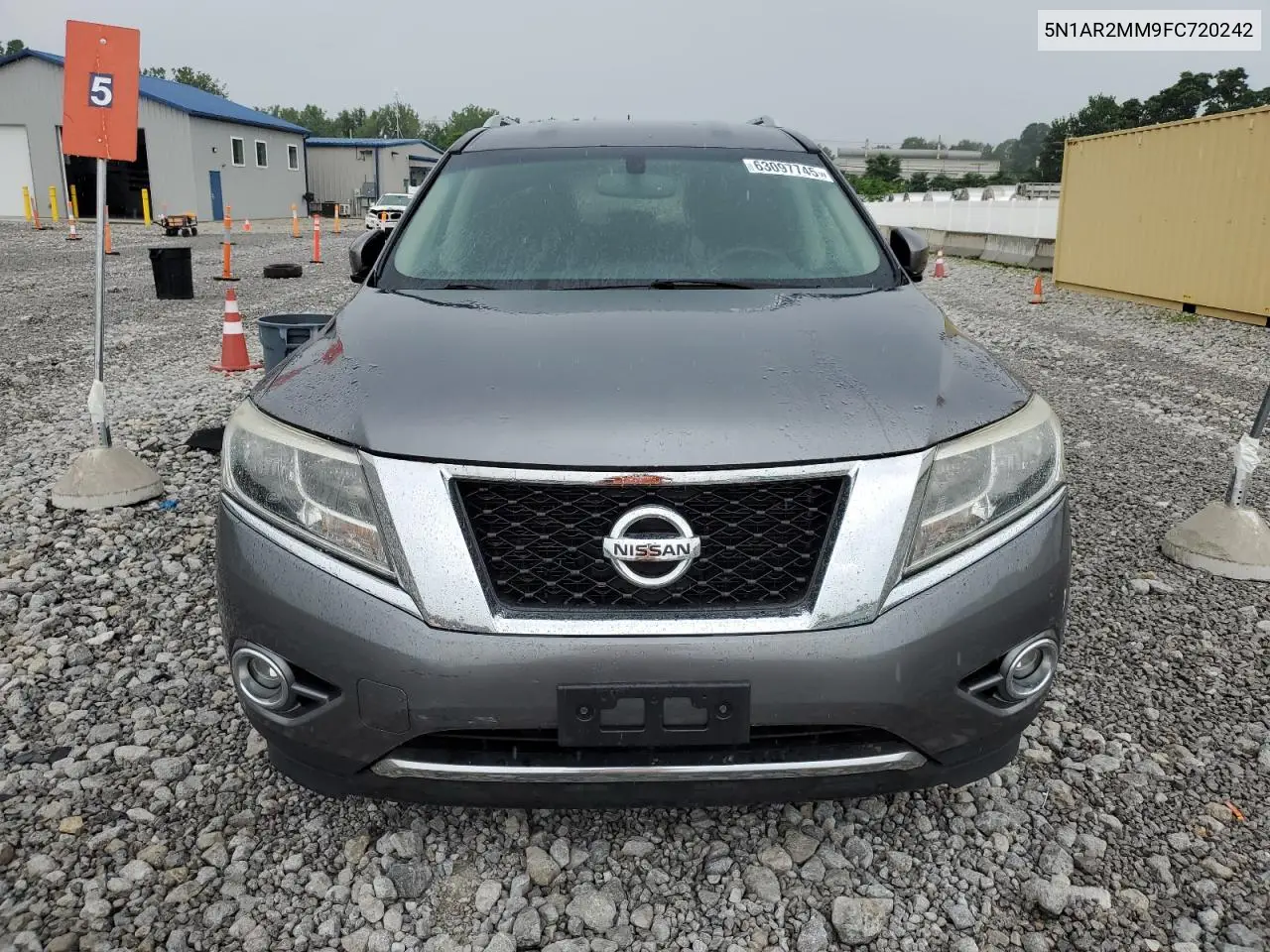 2015 Nissan Pathfinder S VIN: 5N1AR2MM9FC720242 Lot: 63097745
