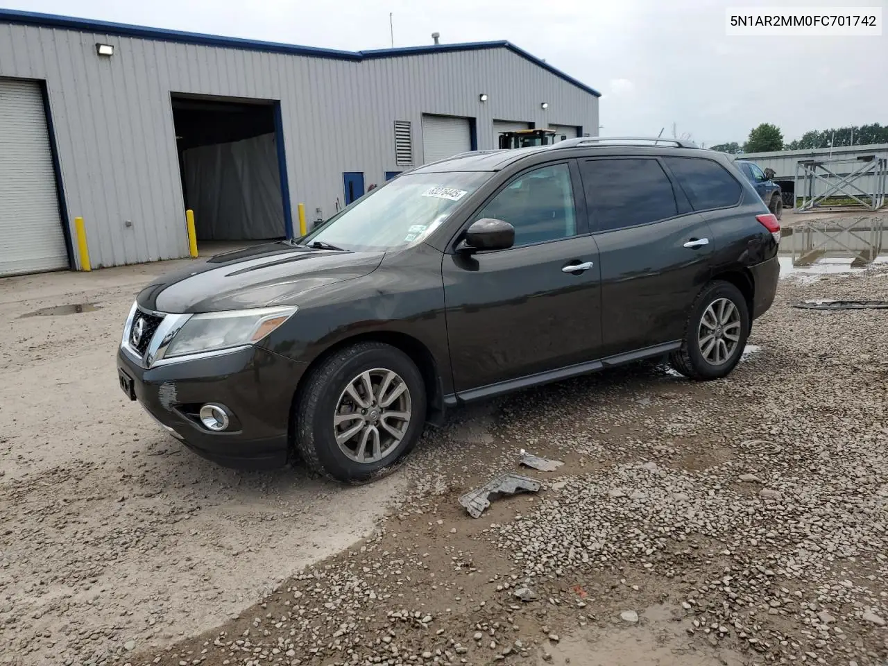2015 Nissan Pathfinder S VIN: 5N1AR2MM0FC701742 Lot: 63276445