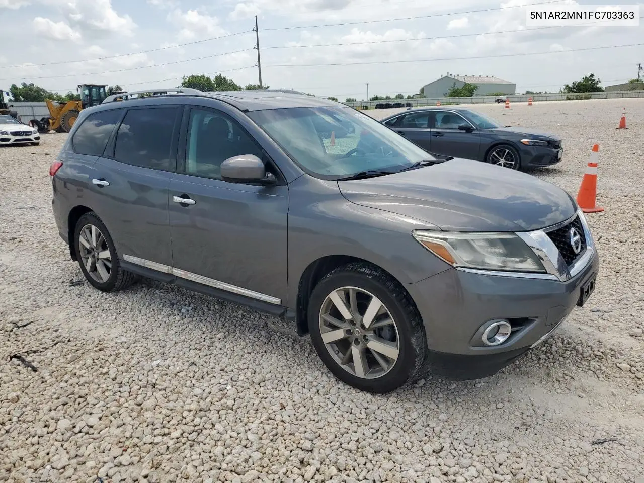 2015 Nissan Pathfinder S VIN: 5N1AR2MN1FC703363 Lot: 63371315