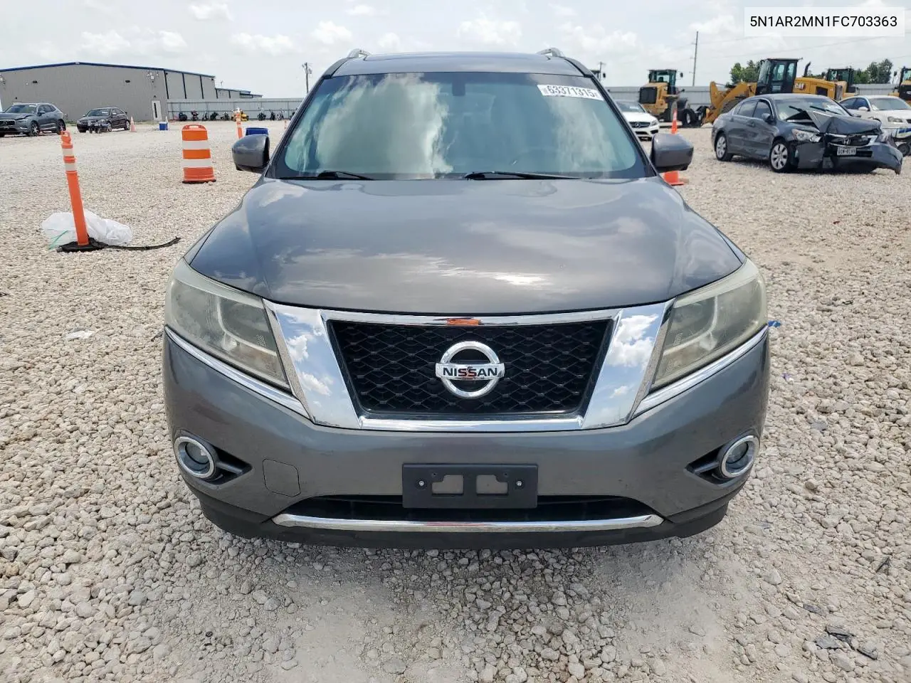 2015 Nissan Pathfinder S VIN: 5N1AR2MN1FC703363 Lot: 63371315