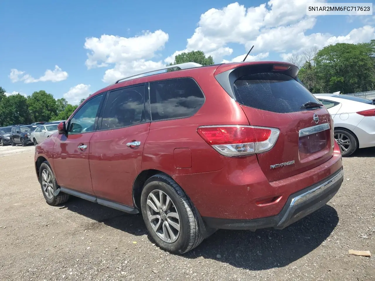 2015 Nissan Pathfinder S VIN: 5N1AR2MM6FC717623 Lot: 63390535