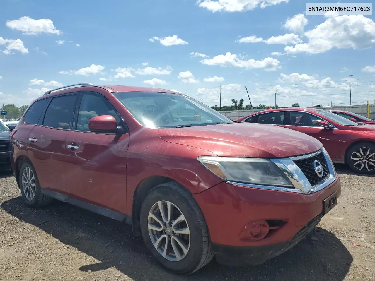 2015 Nissan Pathfinder S VIN: 5N1AR2MM6FC717623 Lot: 63390535