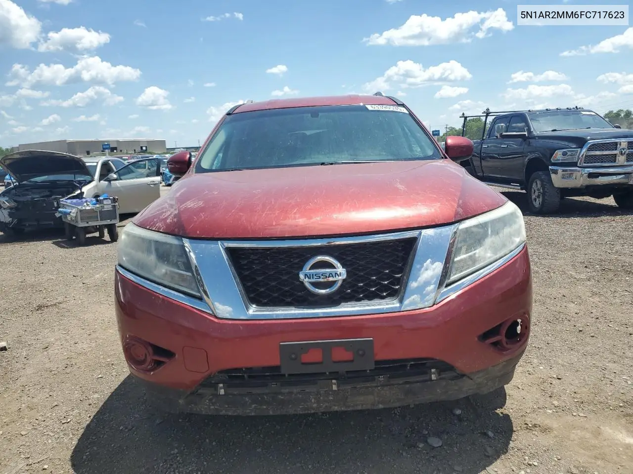 2015 Nissan Pathfinder S VIN: 5N1AR2MM6FC717623 Lot: 63390535