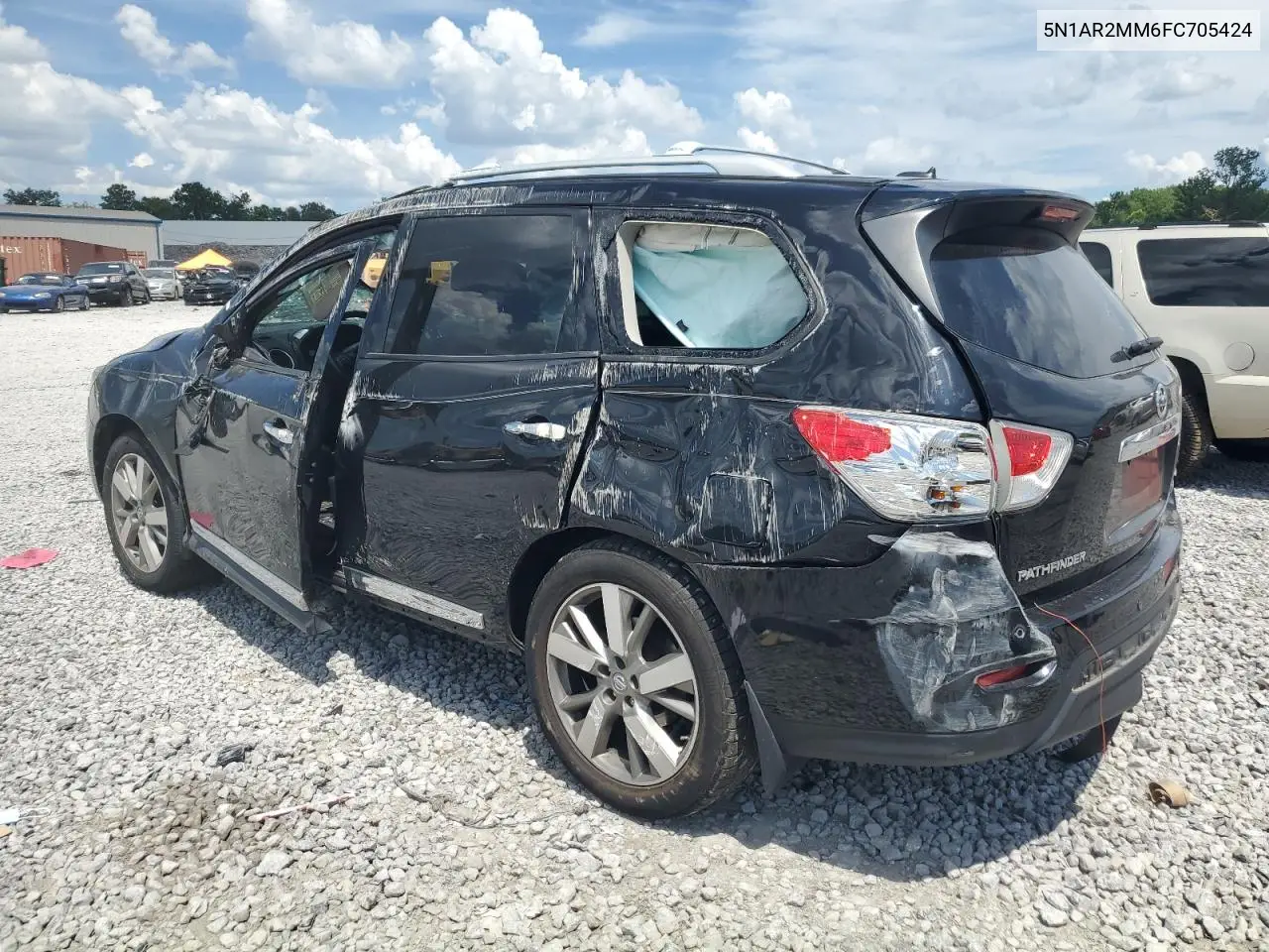 2015 Nissan Pathfinder S VIN: 5N1AR2MM6FC705424 Lot: 63433525