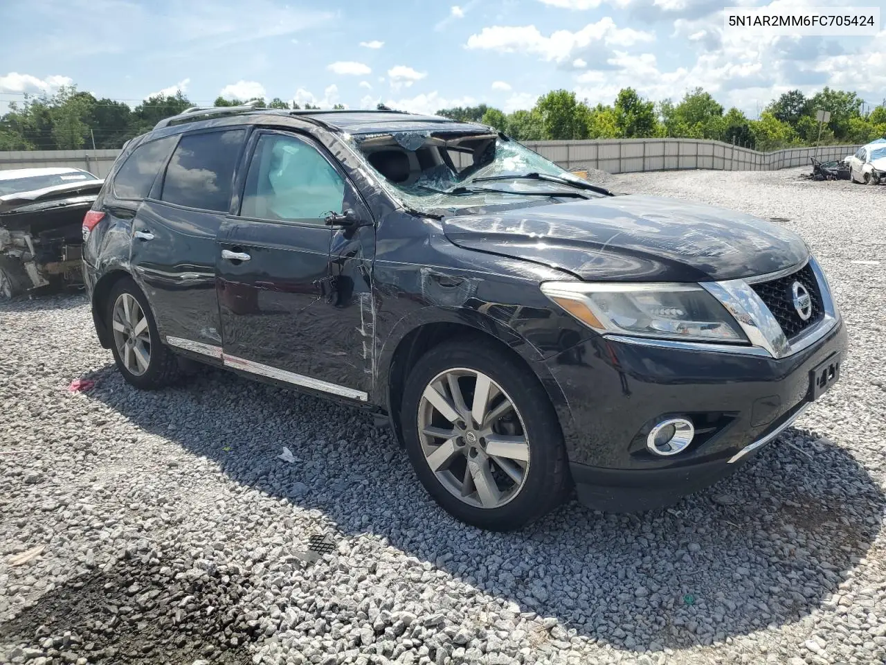 2015 Nissan Pathfinder S VIN: 5N1AR2MM6FC705424 Lot: 63433525