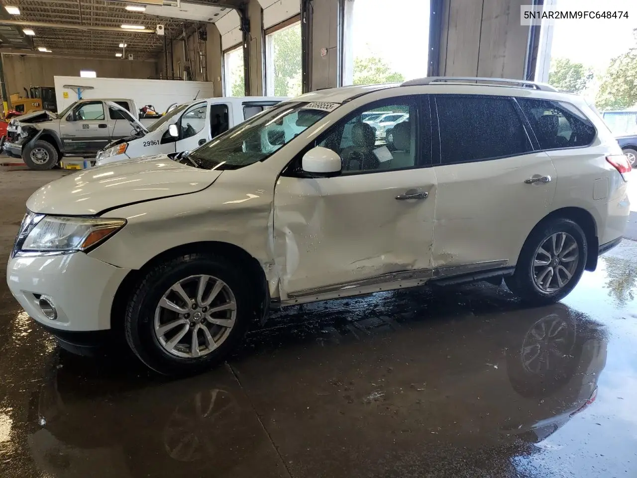 2015 Nissan Pathfinder S VIN: 5N1AR2MM9FC648474 Lot: 63698555