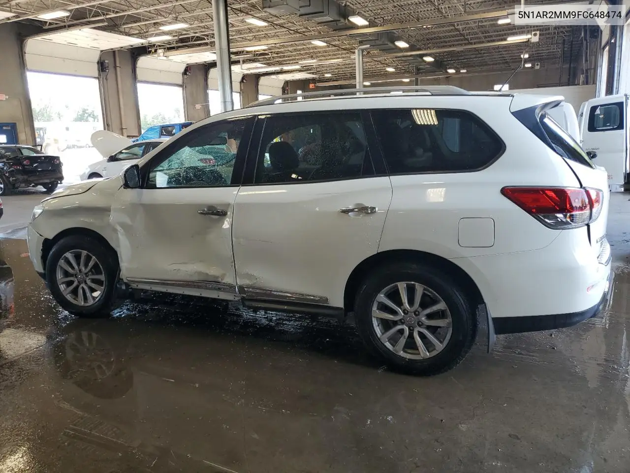 2015 Nissan Pathfinder S VIN: 5N1AR2MM9FC648474 Lot: 63698555