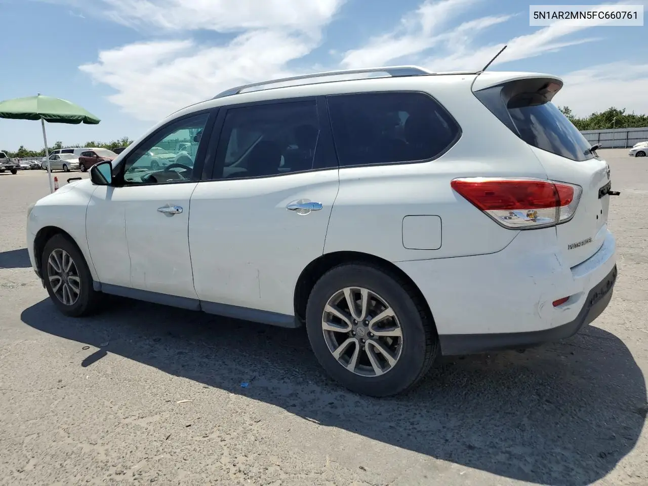 2015 Nissan Pathfinder S VIN: 5N1AR2MN5FC660761 Lot: 63827955