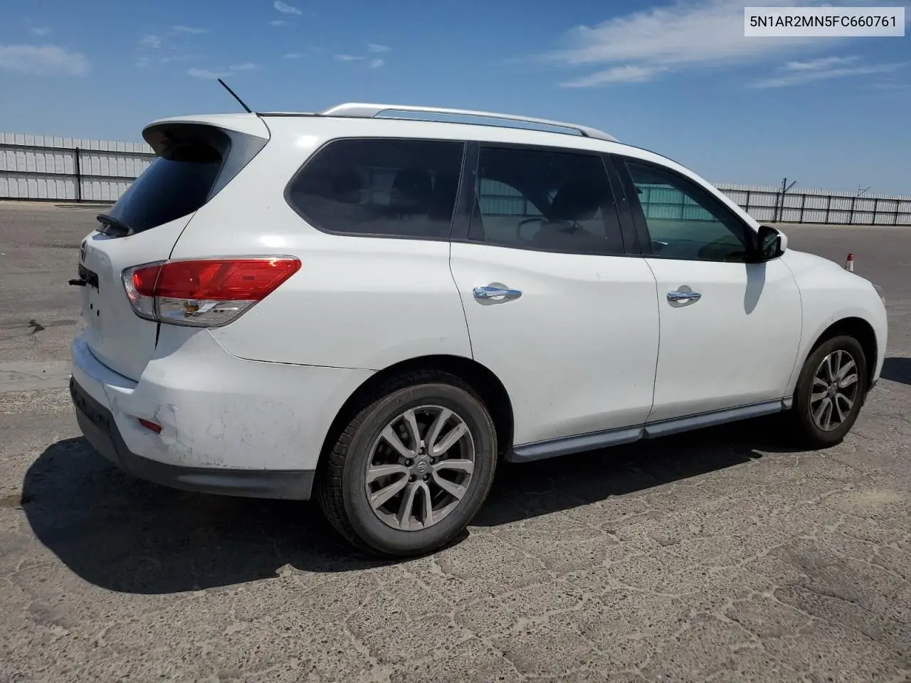 2015 Nissan Pathfinder S VIN: 5N1AR2MN5FC660761 Lot: 63827955