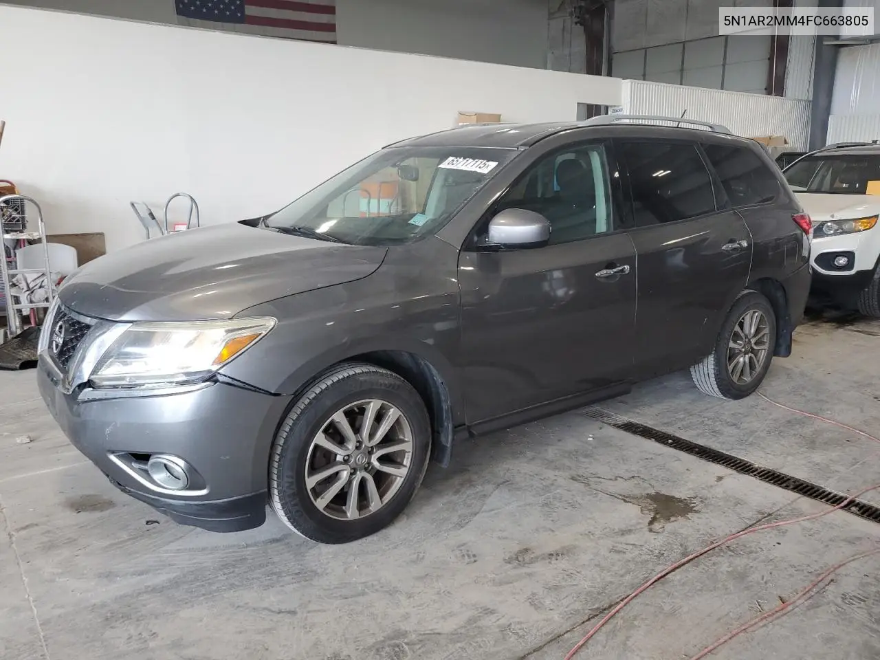 2015 Nissan Pathfinder S VIN: 5N1AR2MM4FC663805 Lot: 65717115