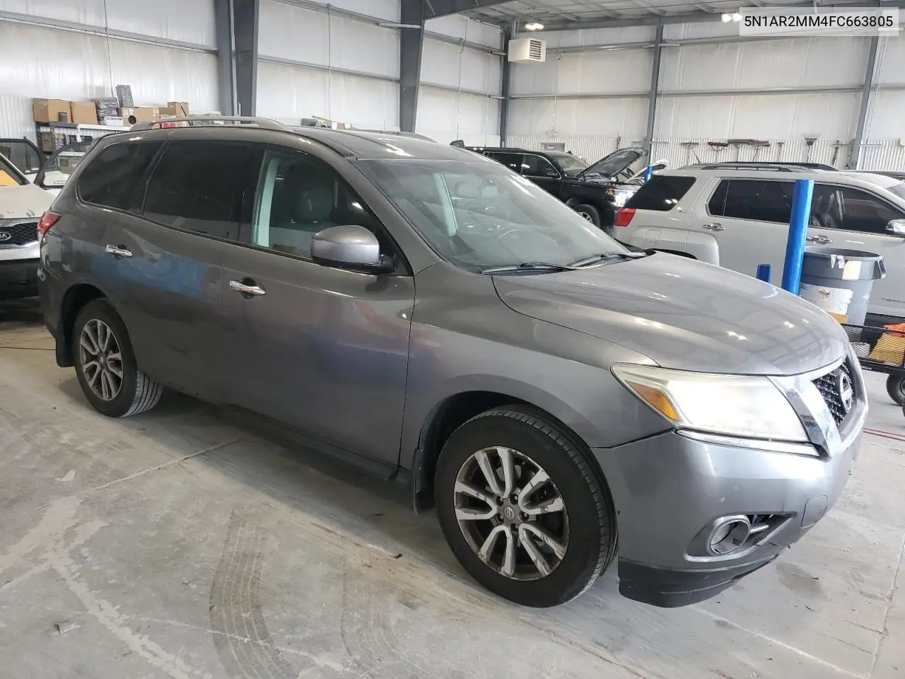 2015 Nissan Pathfinder S VIN: 5N1AR2MM4FC663805 Lot: 65717115