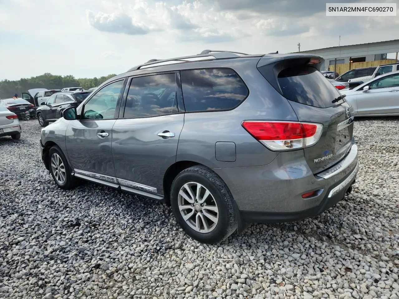 2015 Nissan Pathfinder S VIN: 5N1AR2MN4FC690270 Lot: 66142585