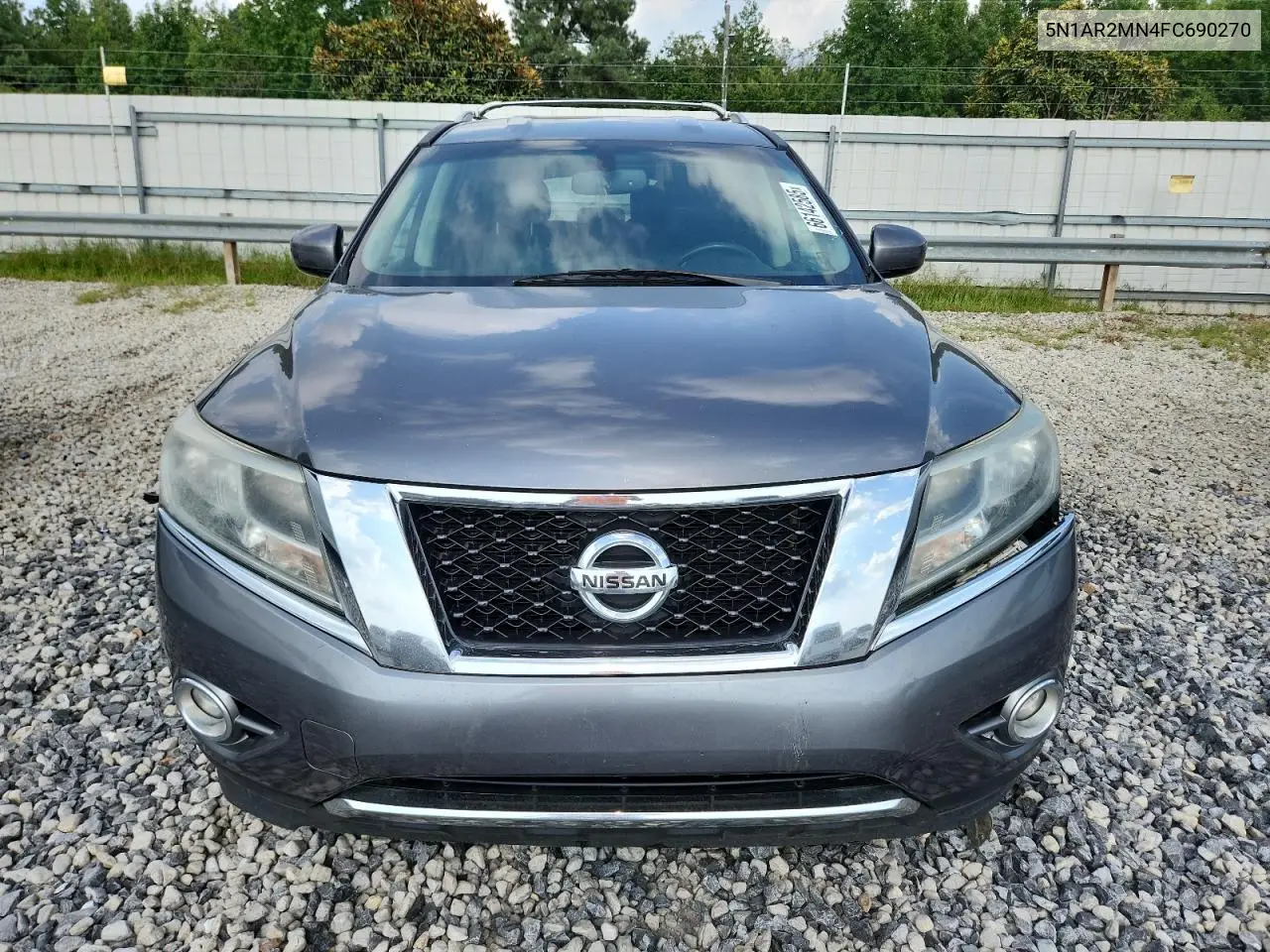 2015 Nissan Pathfinder S VIN: 5N1AR2MN4FC690270 Lot: 66142585