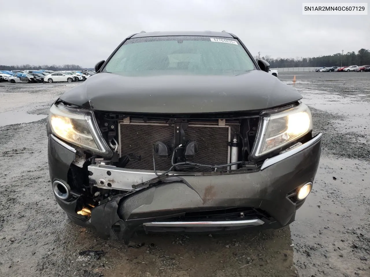 2016 Nissan Pathfinder S VIN: 5N1AR2MN4GC607129 Lot: 42764835