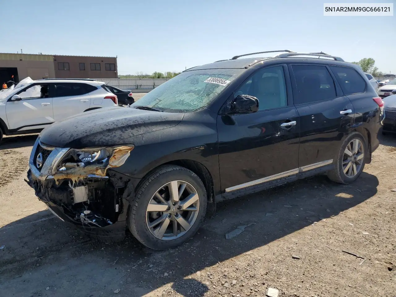 2016 Nissan Pathfinder S VIN: 5N1AR2MM9GC666121 Lot: 53886955