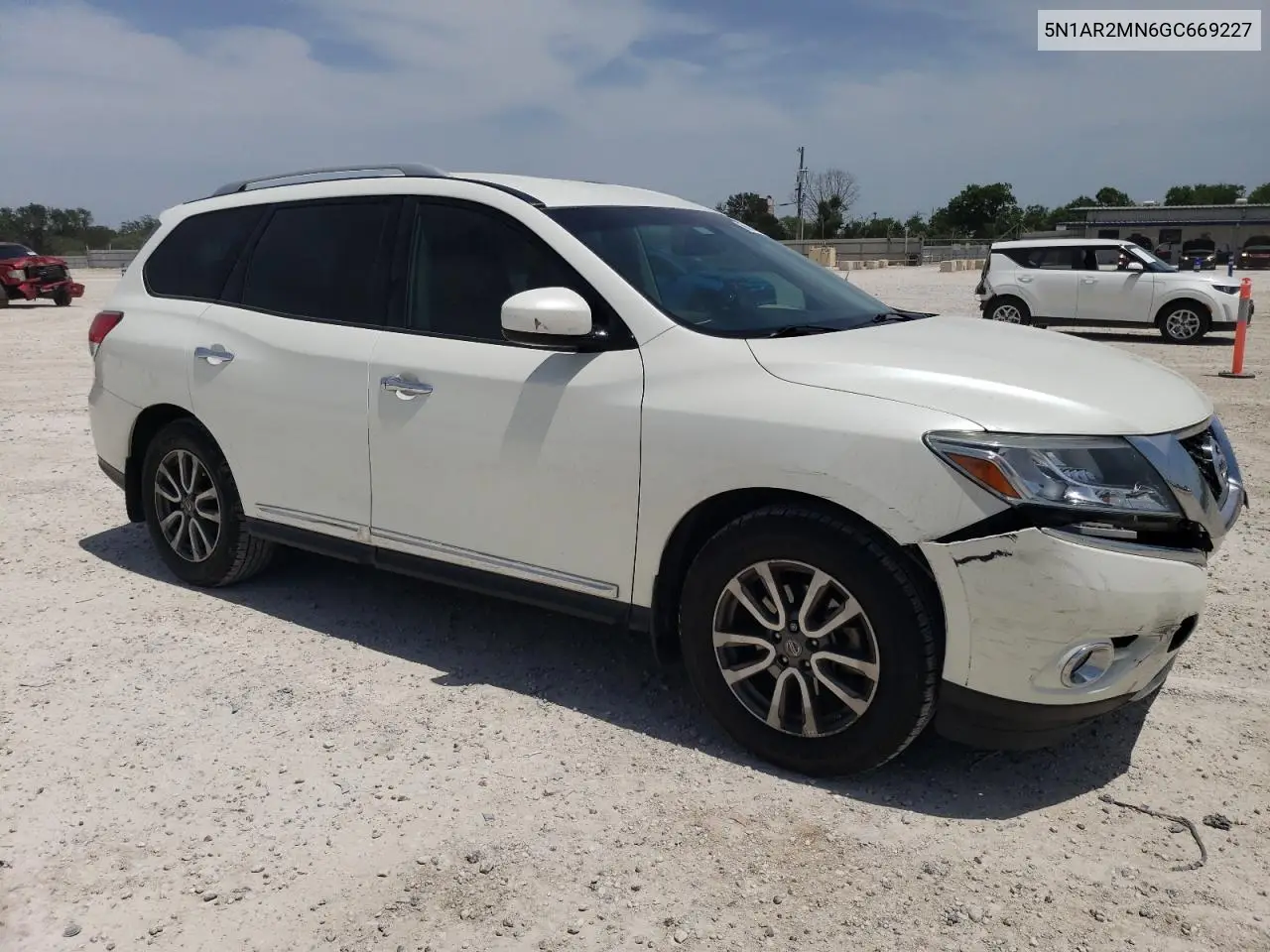 2016 Nissan Pathfinder S VIN: 5N1AR2MN6GC669227 Lot: 56644085