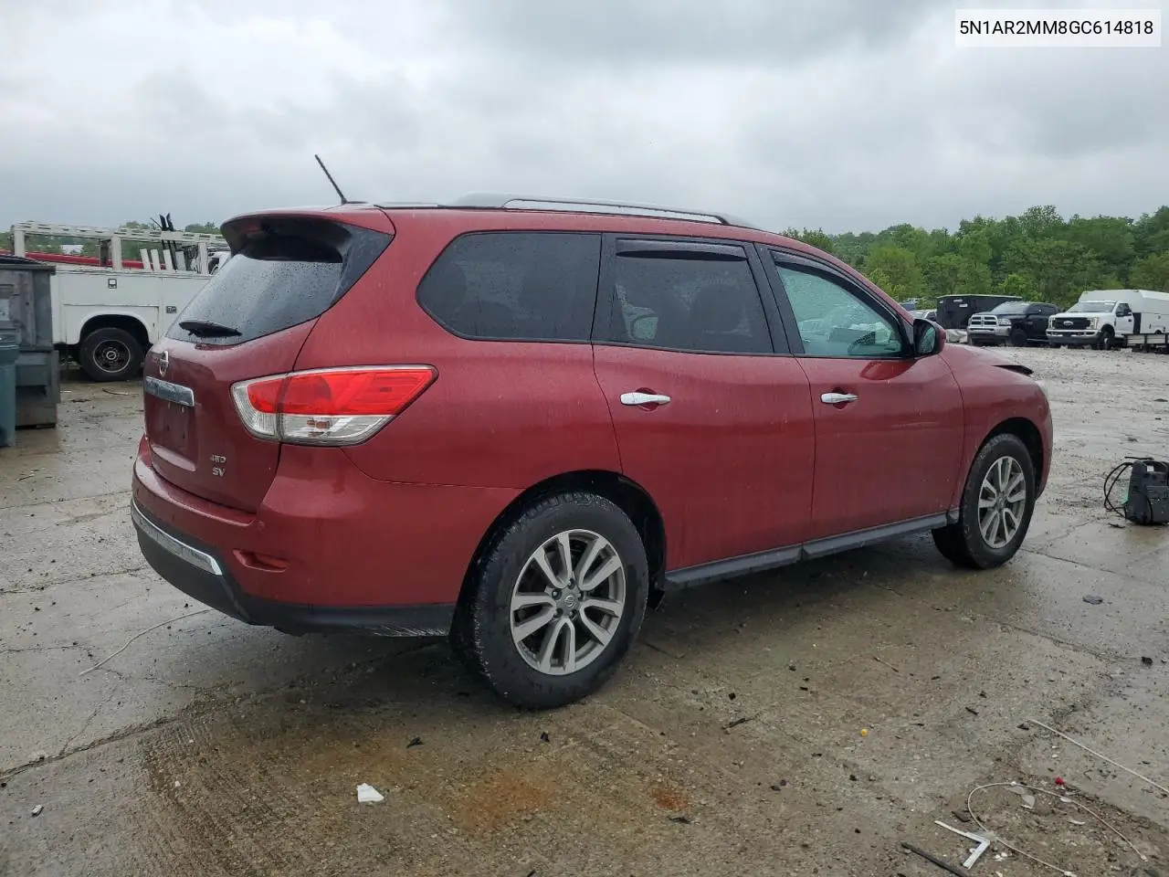 2016 Nissan Pathfinder S VIN: 5N1AR2MM8GC614818 Lot: 56833695