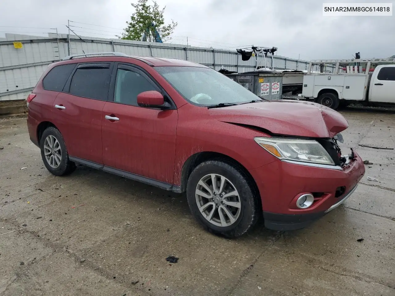 2016 Nissan Pathfinder S VIN: 5N1AR2MM8GC614818 Lot: 56833695