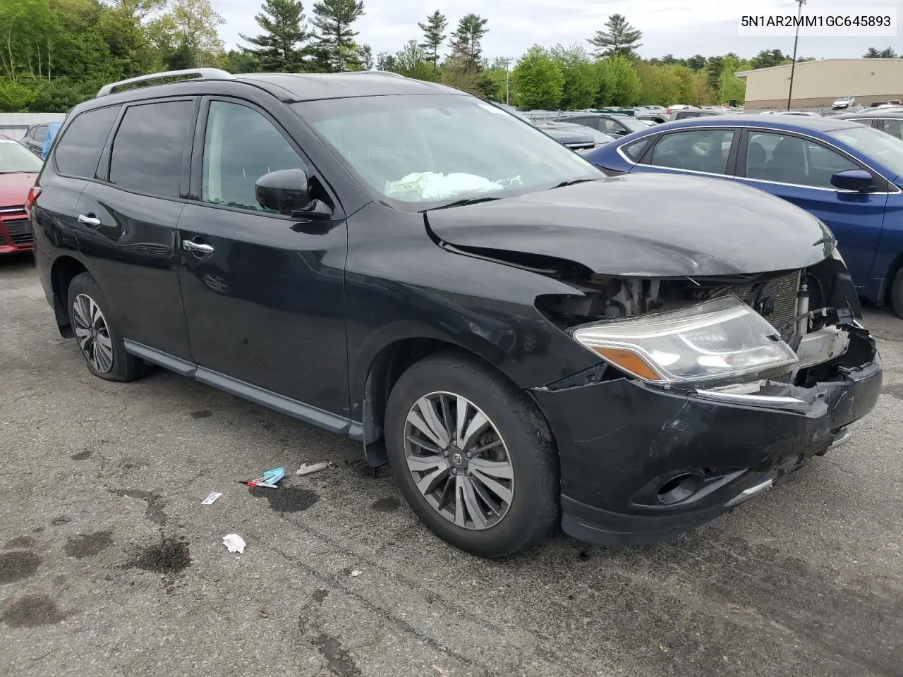 2016 Nissan Pathfinder S VIN: 5N1AR2MM1GC645893 Lot: 56866765