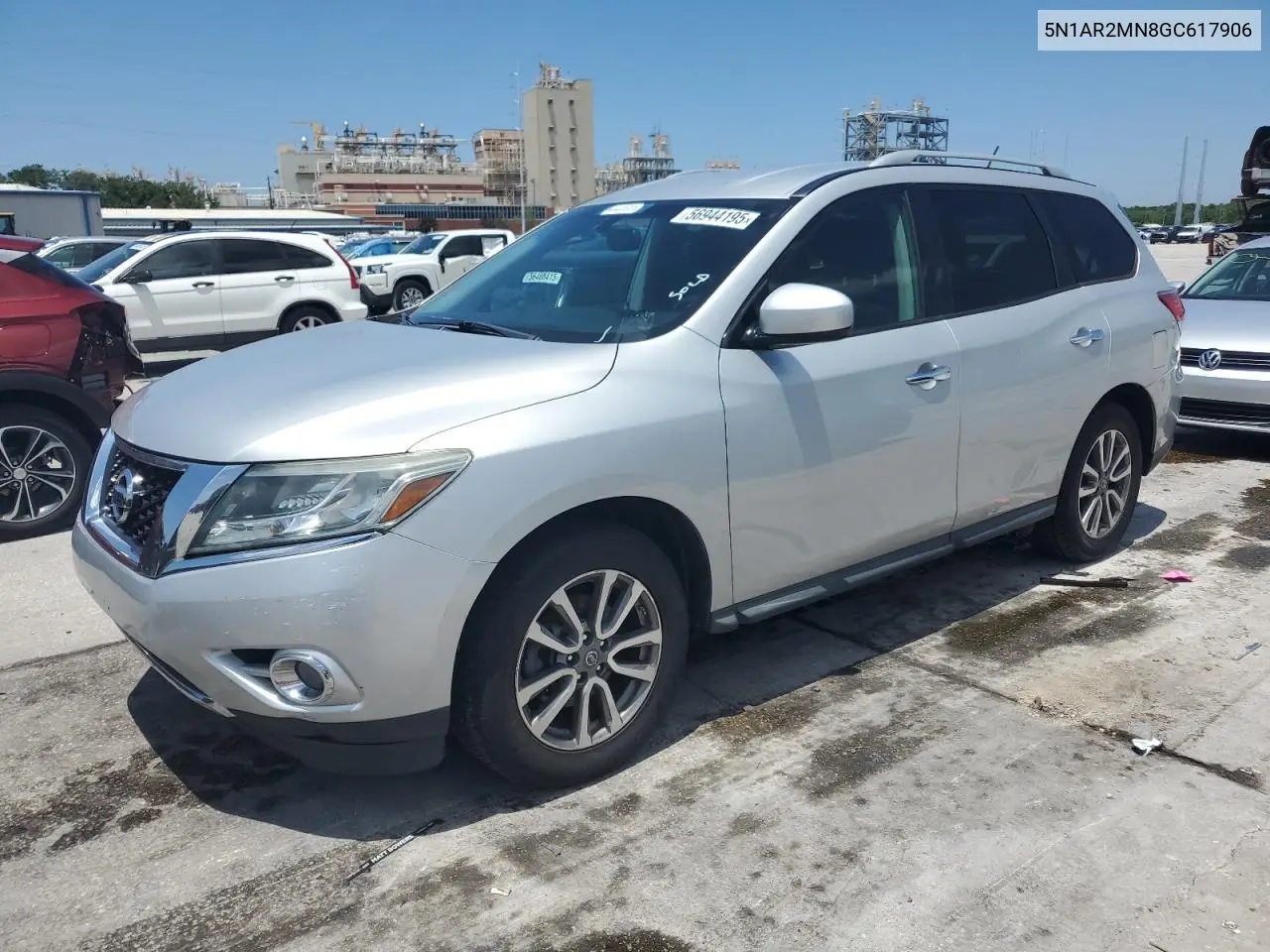 2016 Nissan Pathfinder S VIN: 5N1AR2MN8GC617906 Lot: 56944195