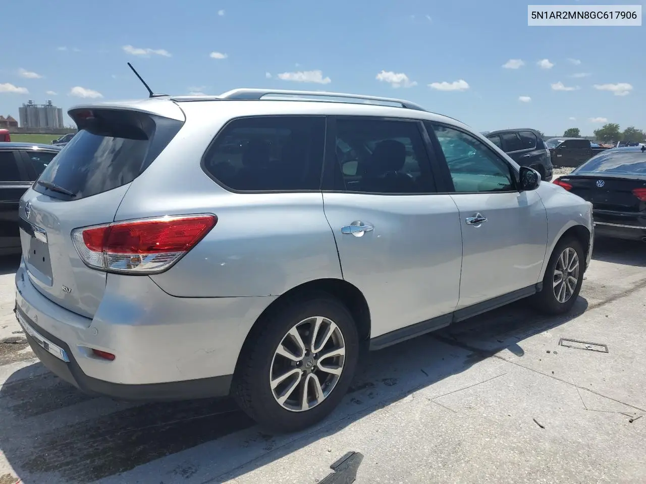 2016 Nissan Pathfinder S VIN: 5N1AR2MN8GC617906 Lot: 56944195