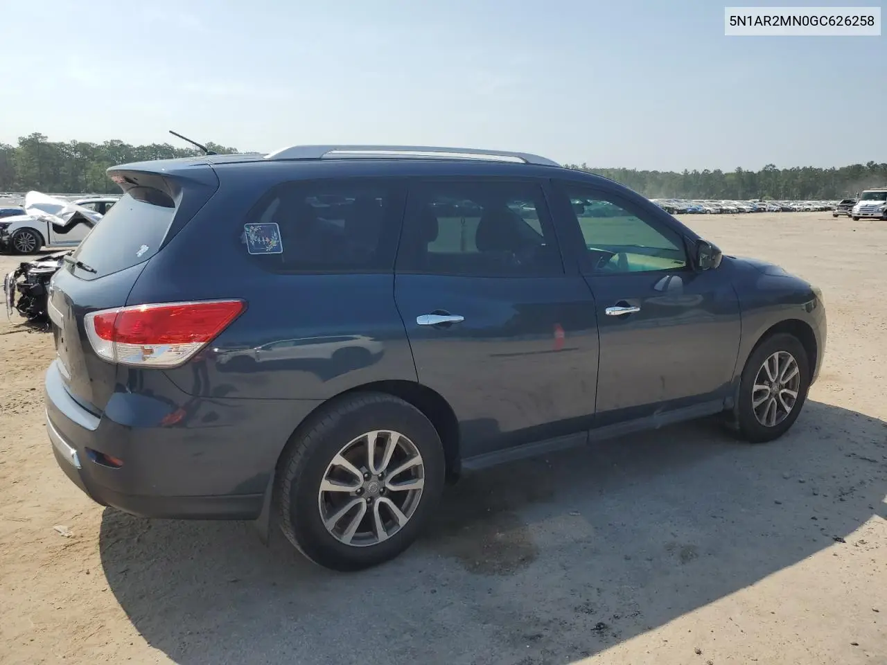 2016 Nissan Pathfinder S VIN: 5N1AR2MN0GC626258 Lot: 61778825