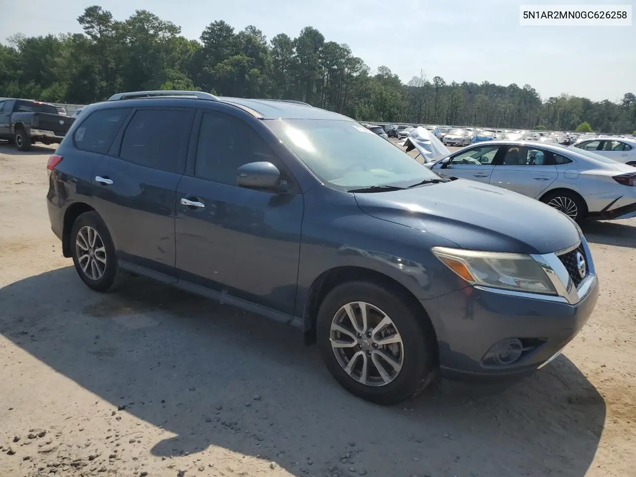2016 Nissan Pathfinder S VIN: 5N1AR2MN0GC626258 Lot: 61778825
