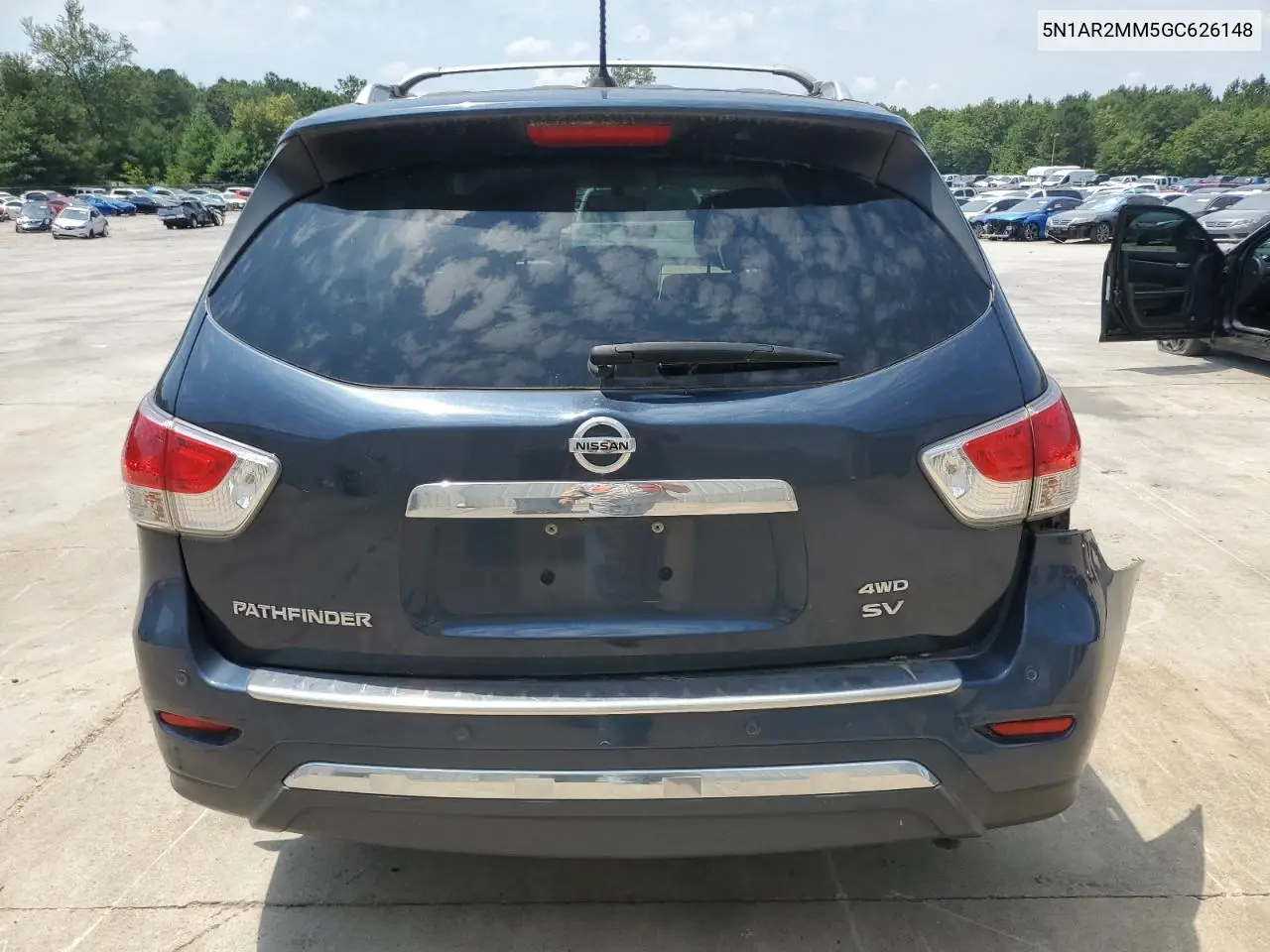 2016 Nissan Pathfinder S VIN: 5N1AR2MM5GC626148 Lot: 61917125