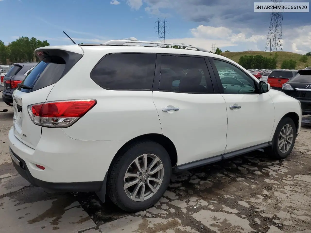 2016 Nissan Pathfinder S VIN: 5N1AR2MM3GC661920 Lot: 63074625