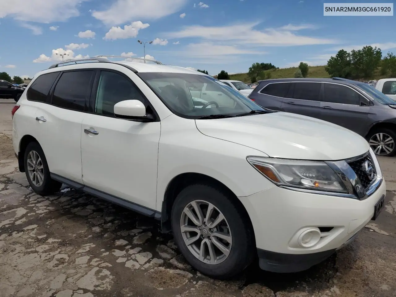 2016 Nissan Pathfinder S VIN: 5N1AR2MM3GC661920 Lot: 63074625