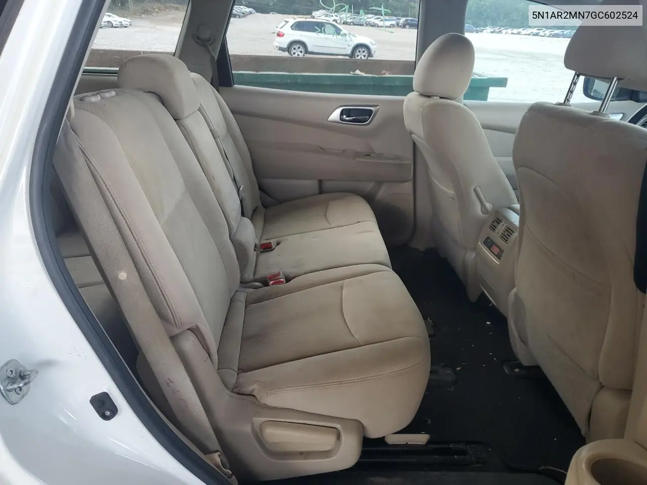 2016 Nissan Pathfinder S VIN: 5N1AR2MN7GC602524 Lot: 63211865