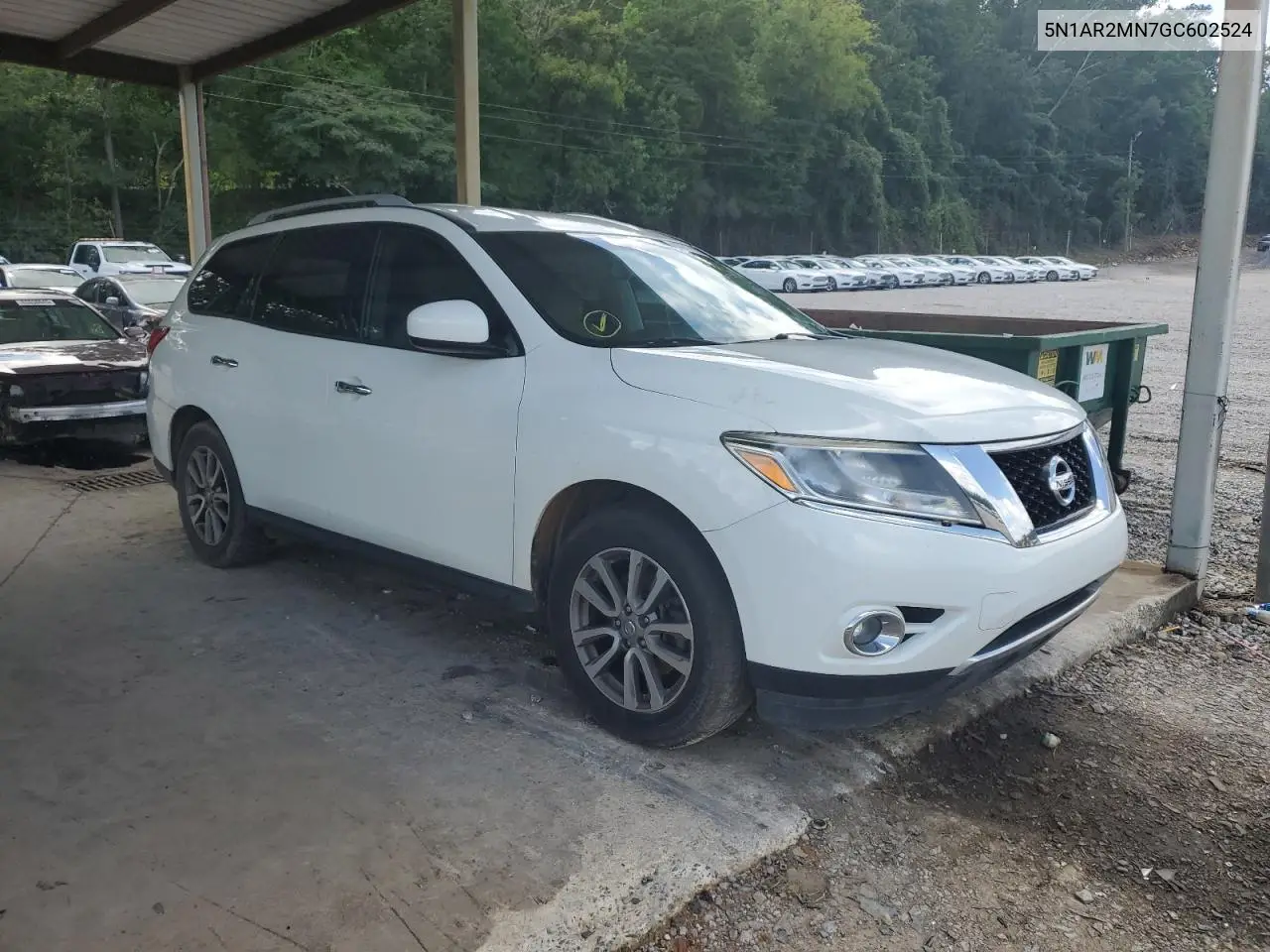 2016 Nissan Pathfinder S VIN: 5N1AR2MN7GC602524 Lot: 63211865