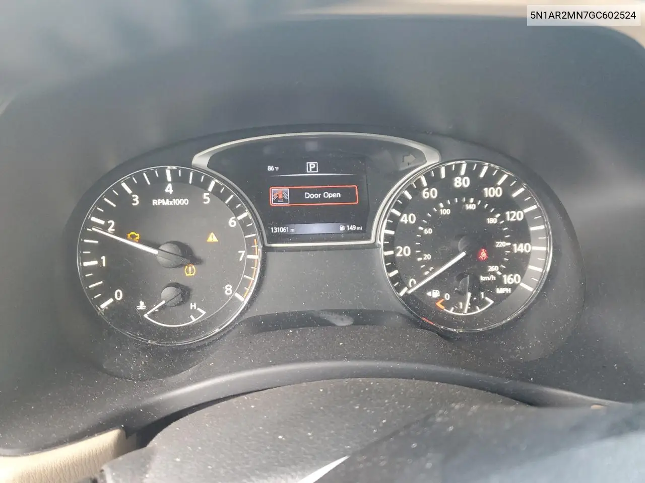 2016 Nissan Pathfinder S VIN: 5N1AR2MN7GC602524 Lot: 63211865