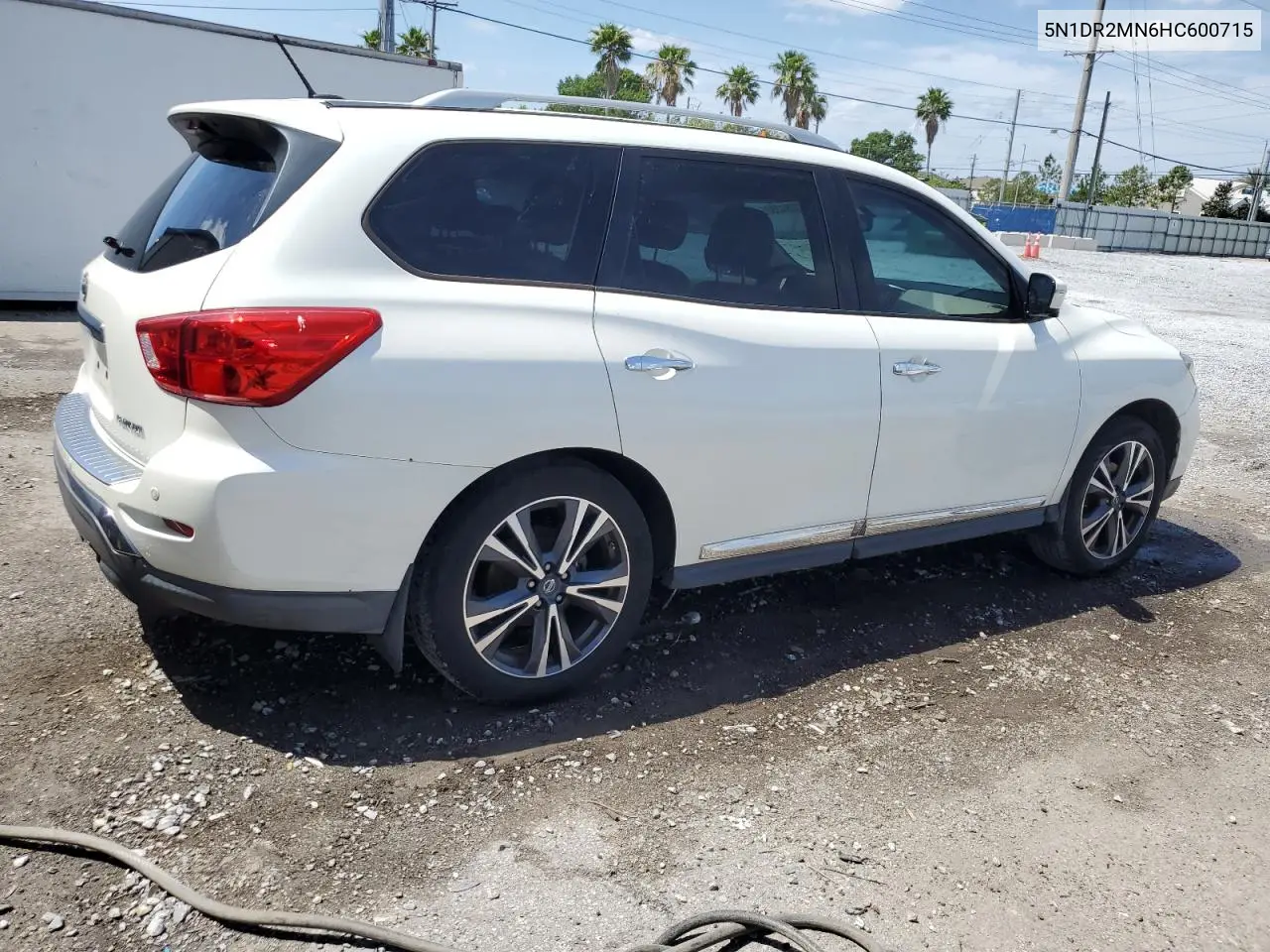 2017 Nissan Pathfinder S VIN: 5N1DR2MN6HC600715 Lot: 53942805