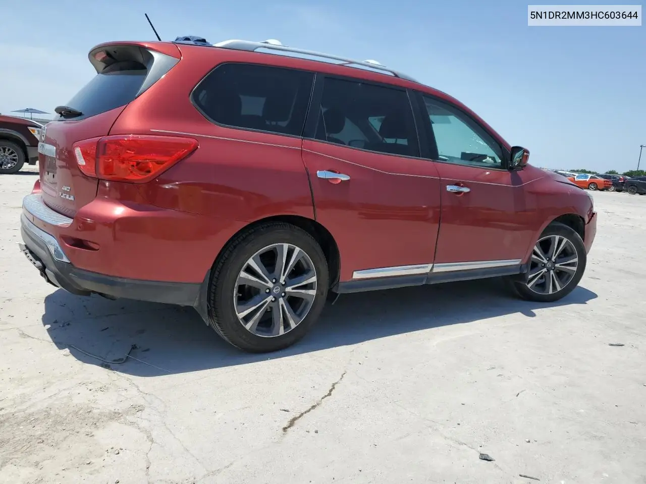 2017 Nissan Pathfinder S VIN: 5N1DR2MM3HC603644 Lot: 56005925