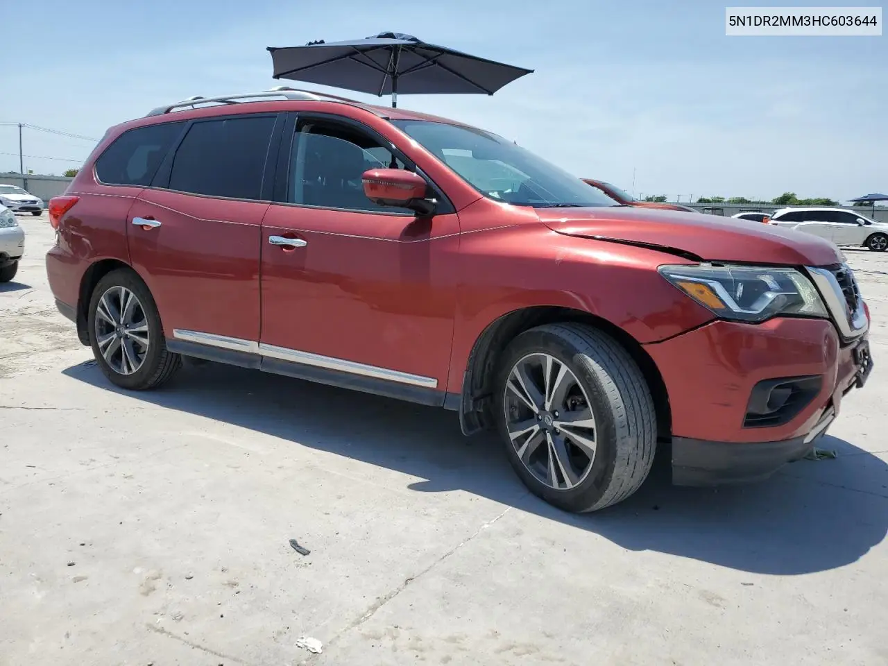 2017 Nissan Pathfinder S VIN: 5N1DR2MM3HC603644 Lot: 56005925