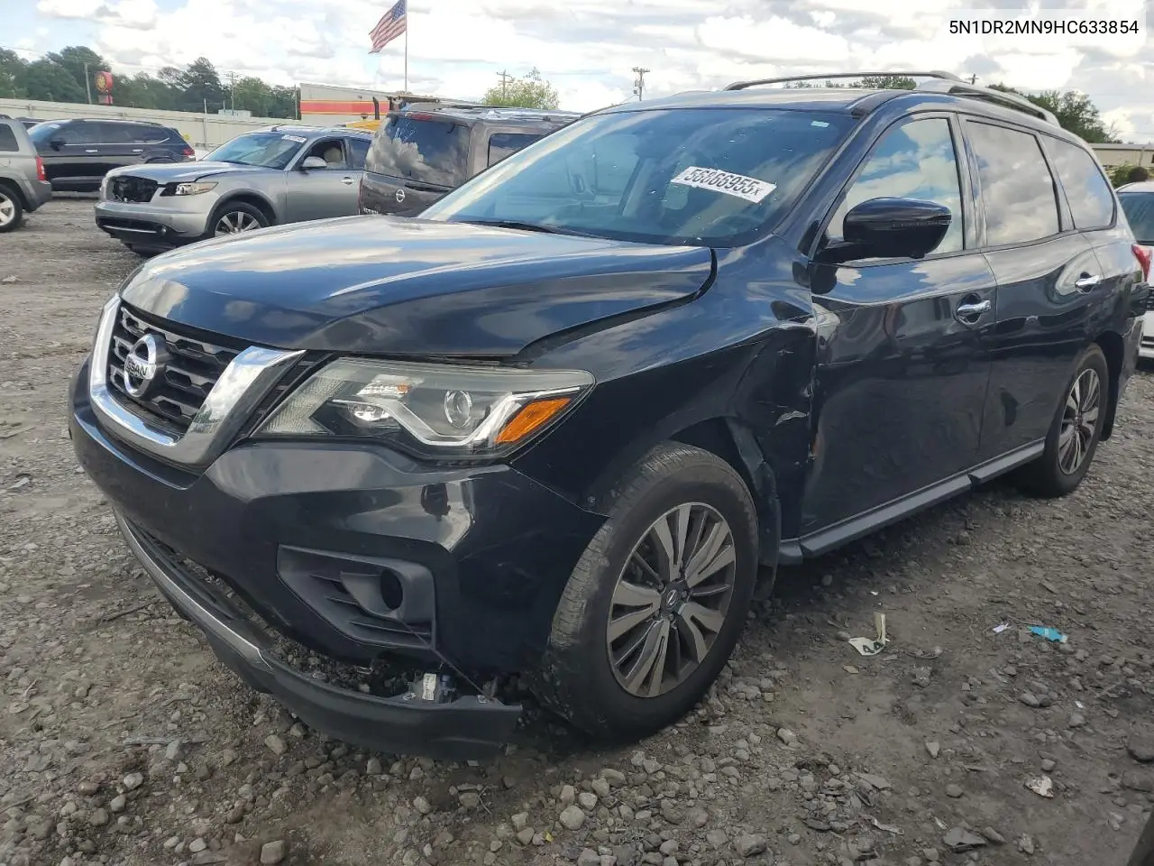 2017 Nissan Pathfinder S VIN: 5N1DR2MN9HC633854 Lot: 56866955