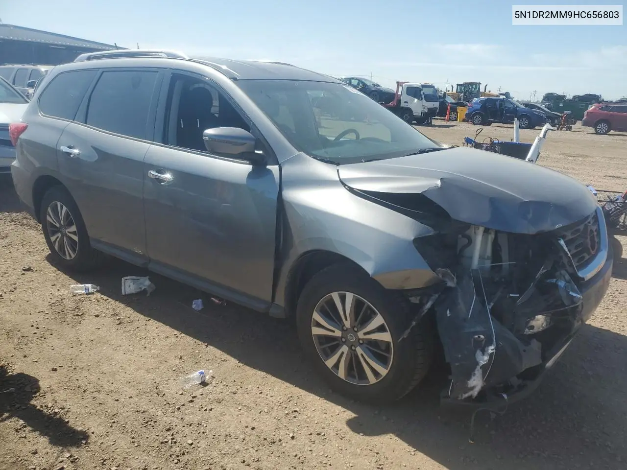 2017 Nissan Pathfinder S VIN: 5N1DR2MM9HC656803 Lot: 60102015