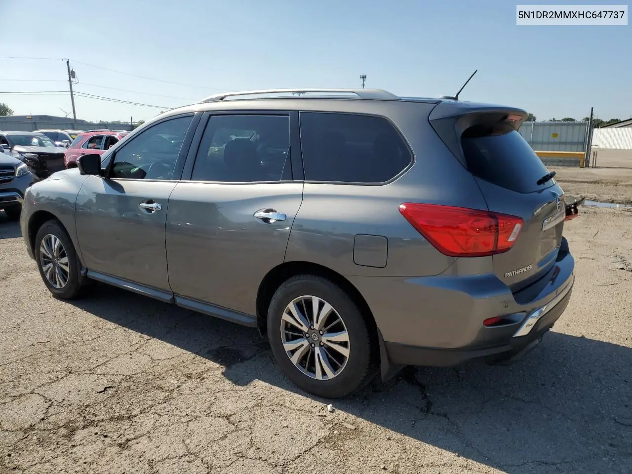 2017 Nissan Pathfinder S VIN: 5N1DR2MMXHC647737 Lot: 61847995