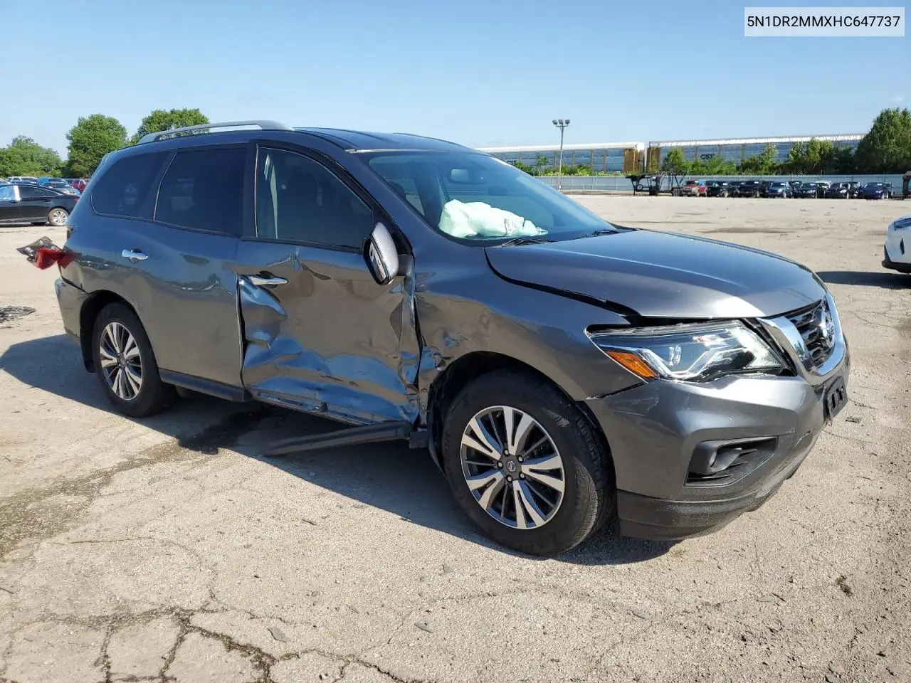 2017 Nissan Pathfinder S VIN: 5N1DR2MMXHC647737 Lot: 61847995