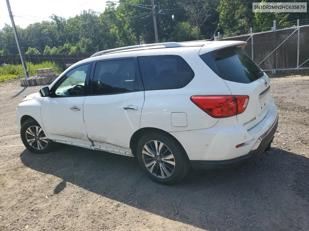 2017 Nissan Pathfinder S VIN: 5N1DR2MN2HC635879 Lot: 62212195