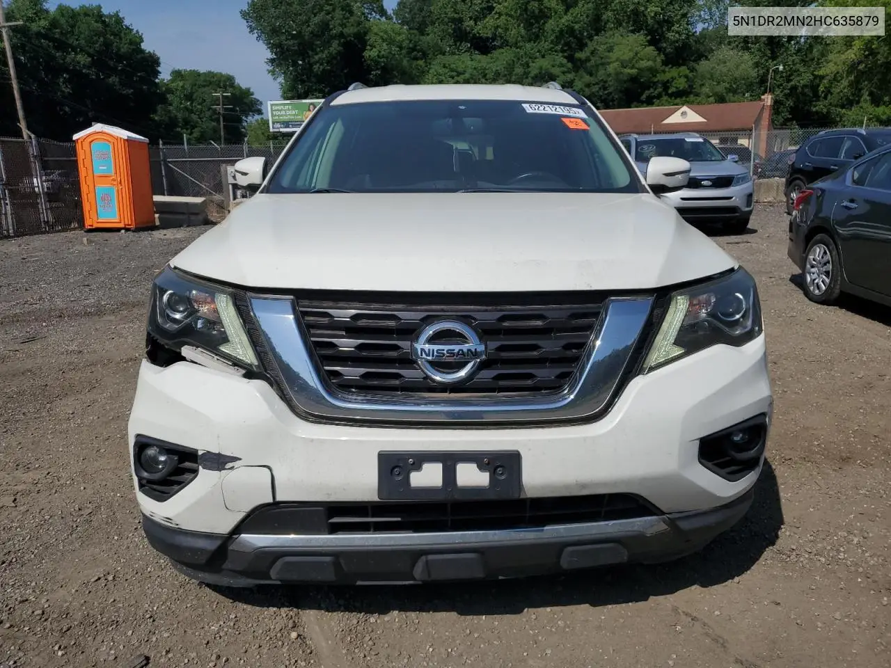 2017 Nissan Pathfinder S VIN: 5N1DR2MN2HC635879 Lot: 62212195
