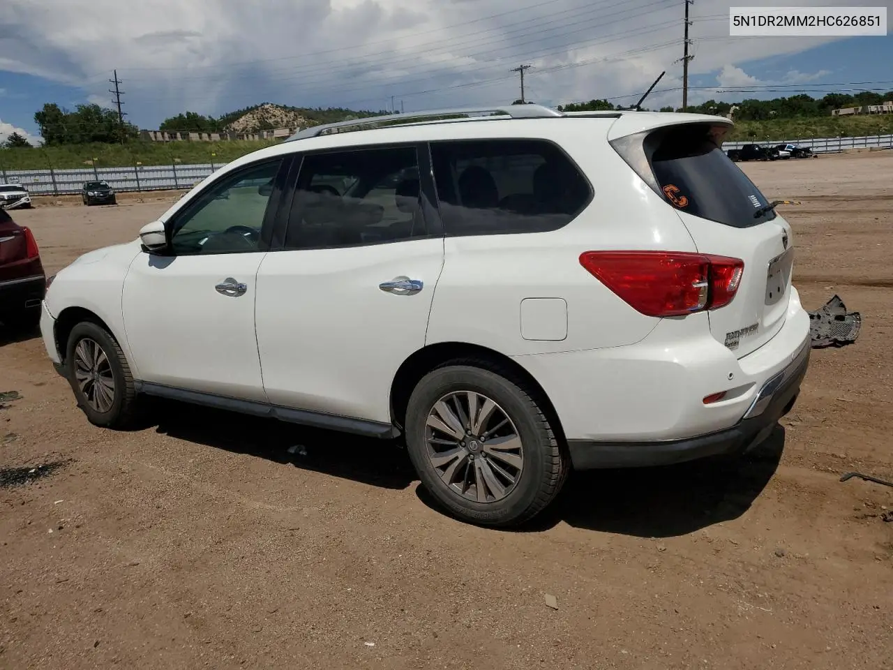 2017 Nissan Pathfinder S VIN: 5N1DR2MM2HC626851 Lot: 62557085