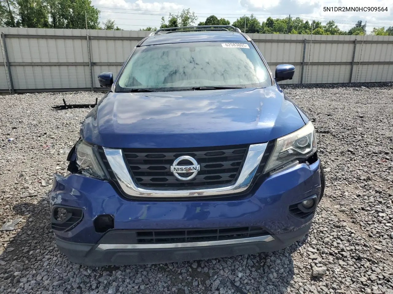 2017 Nissan Pathfinder S VIN: 5N1DR2MN0HC909564 Lot: 62583805