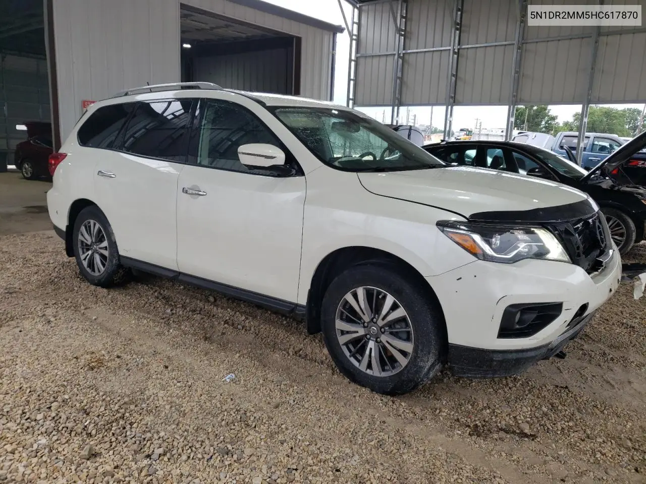 2017 Nissan Pathfinder S VIN: 5N1DR2MM5HC617870 Lot: 62700335