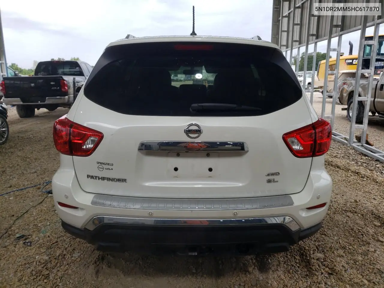 2017 Nissan Pathfinder S VIN: 5N1DR2MM5HC617870 Lot: 62700335