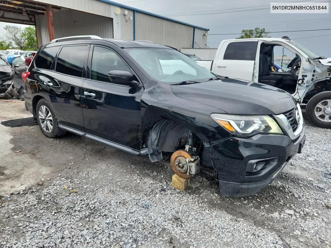2017 Nissan Pathfinder S VIN: 5N1DR2MN8HC651844 Lot: 62862325