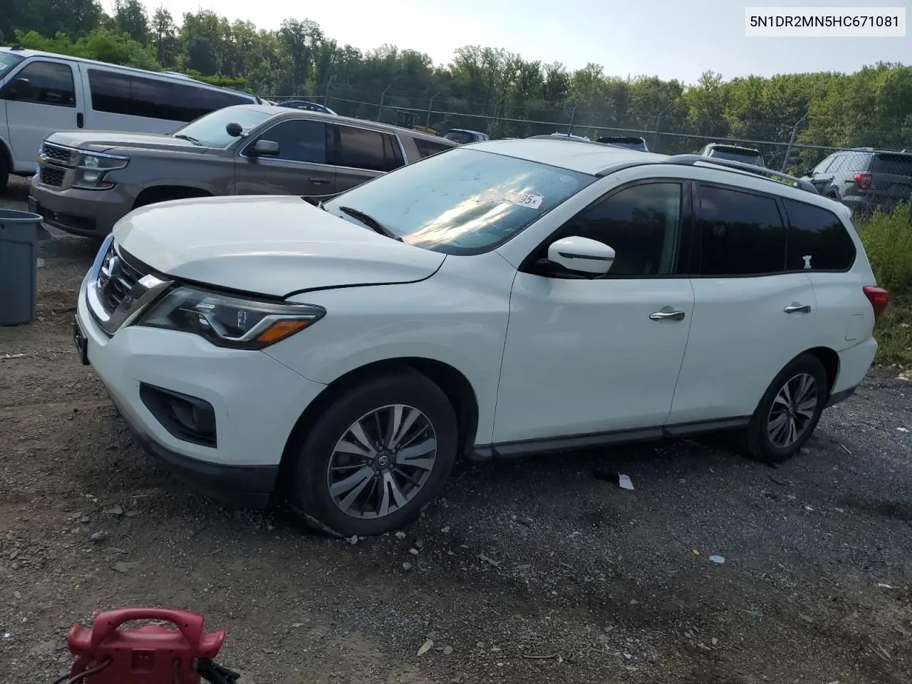 2017 Nissan Pathfinder S VIN: 5N1DR2MN5HC671081 Lot: 62905995