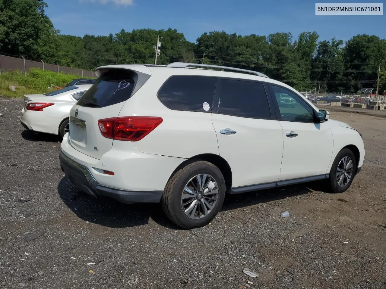 2017 Nissan Pathfinder S VIN: 5N1DR2MN5HC671081 Lot: 62905995